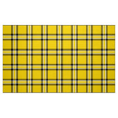 Tissu Plaid noir et jaune (Fat Quarter)