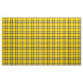 Tissu Plaid noir et jaune (Yard)