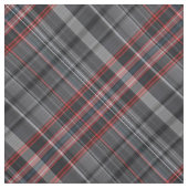 Tissu Plaid noir et rouge (Échantillon)