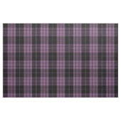 Tissu plaid noir multi de rayure de lavande (Fat Quarter)