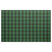 Tissu Plaid noir multi foncé de rayure de vert d'herbe (Yard)