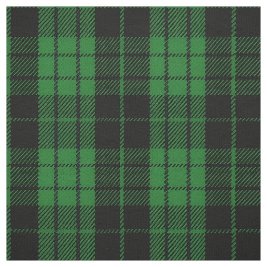 Tissu Plaid noir multi foncé de rayure de vert d'herbe (Échantillon)