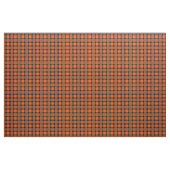 Tissu Plaid noir orange d'automne (Yard)