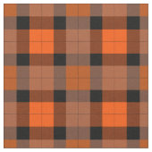 Tissu Plaid noir orange d'automne (Fermer)