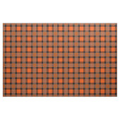 Tissu Plaid noir orange d'automne (Fat Quarter)