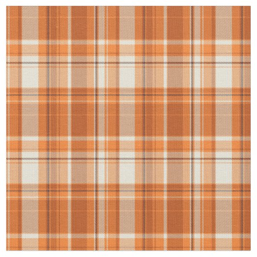 Tissu Plaid orange (Fermer)