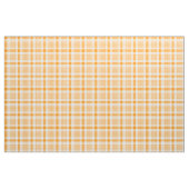 Tissu Plaid orange et blanc (Yard)