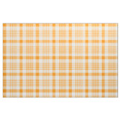 Tissu Plaid orange et blanc (Fat Quarter)
