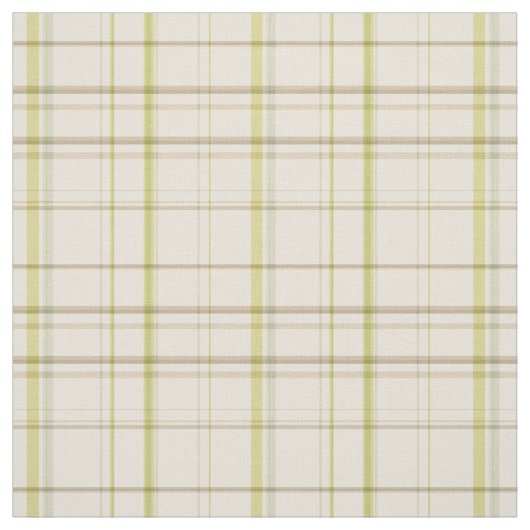 Tissu Plaid Pastel En Blanc Vert Clair (Échantillon)