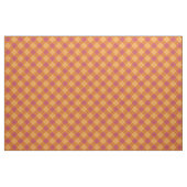 Tissu Plaid polarisé dans l'orange et le rose (Fat Quarter)