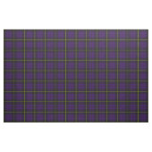 Tissu Plaid pourpre de prune et noir foncé (Yard)