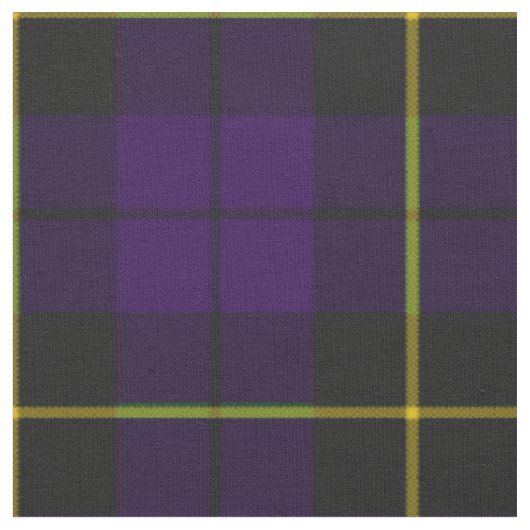 Tissu Plaid pourpre de prune et noir foncé (Fermer)