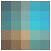 Tissu Plaid psychédélique vintage de damier de Verseau (Fermer)