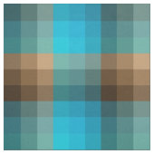 Tissu Plaid psychédélique vintage de damier de Verseau (Échantillon)