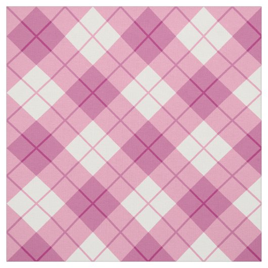 Tissu Plaid rose (Échantillon)