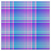 Tissu Plaid rose et bleu Checkered (Échantillon)