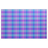 Tissu Plaid rose et bleu Checkered (Fat Quarter)
