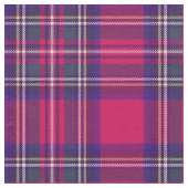 Tissu Plaid rose fushia, bleu/vert/or/blanc (Détail)