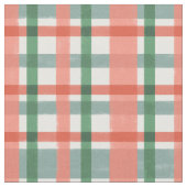 Tissu Plaid rose moderne de vert bleu de la rétro moitié (Fermer)