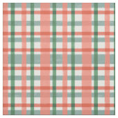 Tissu Plaid rose moderne de vert bleu de la rétro moitié (Échantillon)