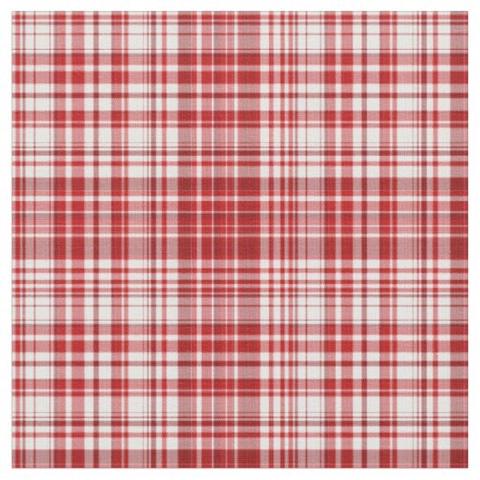Tissu plaid-rouge et blanc 02 (Fermer)
