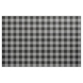 Tissu Plaid rustique gris et noir de buffle (Yard)