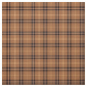 Tissu Plaid rustique orange et Brown (Échantillon)