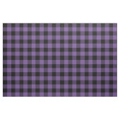 Tissu Plaid rustique violet et noir de bison (Yard)
