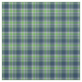 Tissu Plaid sportif bleu et vert (Échantillon)