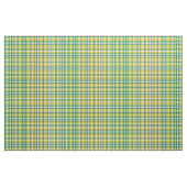 Tissu Plaid sportif d'or vert clair et jaune (Fat Quarter)