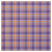 Tissu Plaid sportif pourpre et orange (Échantillon)