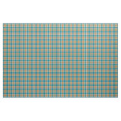 Tissu Plaid sportif turquoise et orange (Yard)