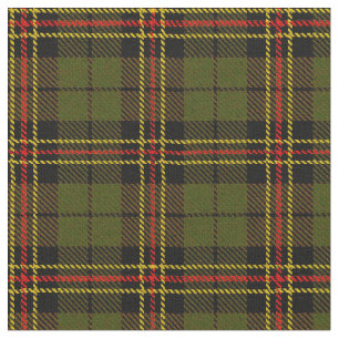 Tissu Plaid vert chaud d'O.D. rouge/jaune/or/rayure