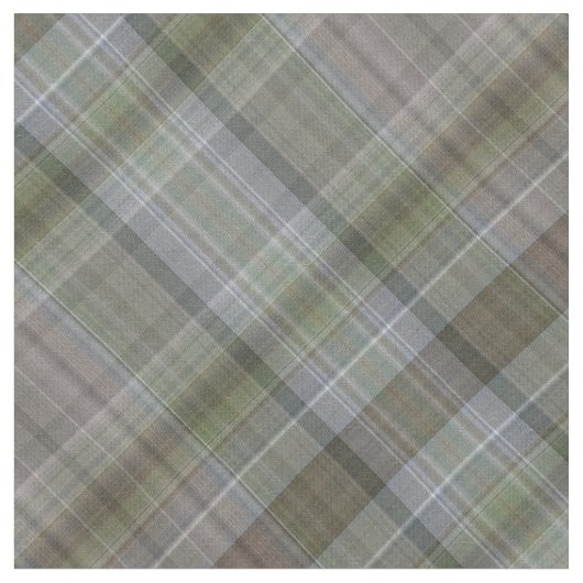 Tissu Plaid vert et brun gris (Fermer)