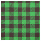 Tissu Plaid Vert Et Noir (Échantillon)