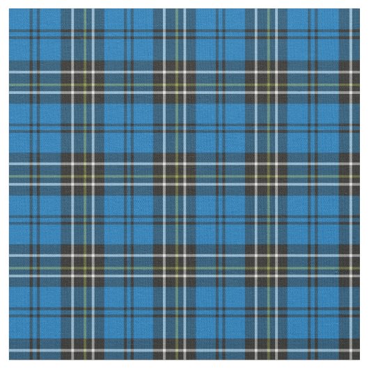 Tissu Plaid vintage bleu (Fermer)