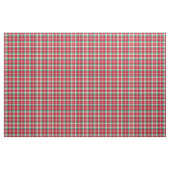 Tissu Plaid vintage rouge de Noël (Fat Quarter)