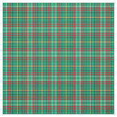 Tissu Plaid vintage vert de Noël (Échantillon)