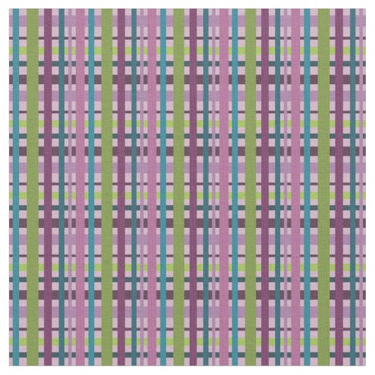 Tissu Plaid violet et vert (Fermer)