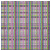 Tissu Plaid violet et vert (Échantillon)