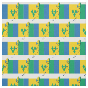 Tissu Plan d'indicateur ST VINCENT GRENADINES