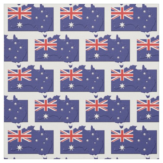 Tissu Plan Drapeau AUSTRALIE (Échantillon)