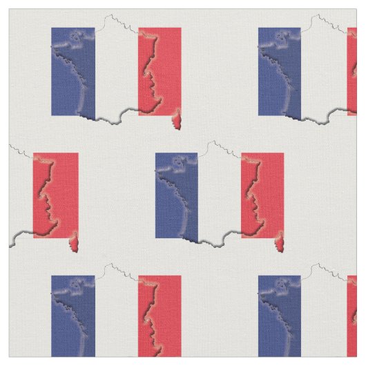 Tissu Plan Drapeau FRANCE (Fermer)