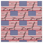 Tissu Plan du drapeau américain AMÉRIQUE (Fermer)