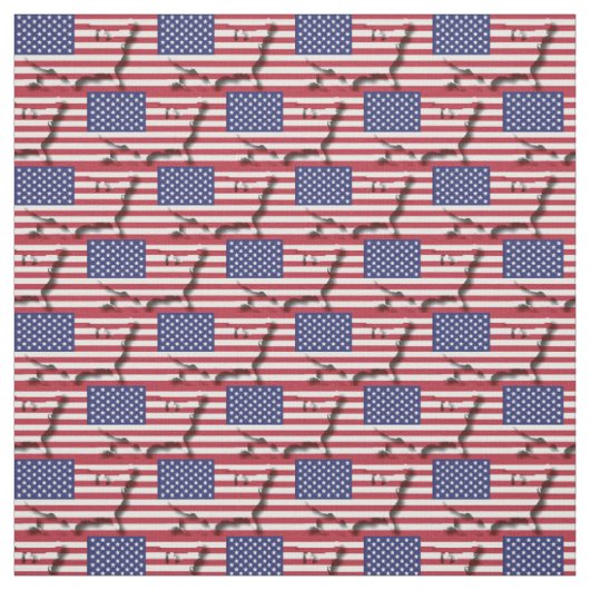 Tissu Plan du drapeau américain AMÉRIQUE (Échantillon)