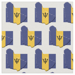 Tissu Plan du DRAPEAU BARBADOS