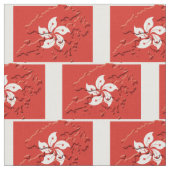 Tissu Plan du drapeau de HONG KONG (Fermer)