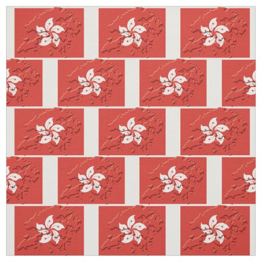 Tissu Plan du drapeau de HONG KONG (Échantillon)