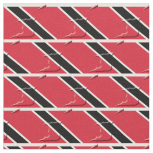 Tissu Plan du drapeau de TRINIDAD TOBAGO