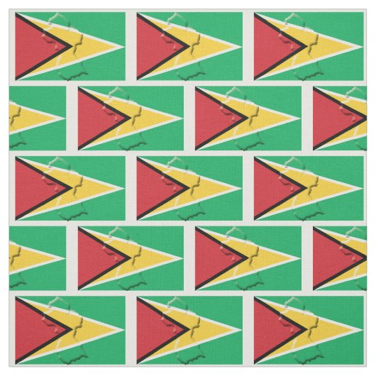 Tissu Plan du DRAPEAU du Patriotique GUYANA (Échantillon)